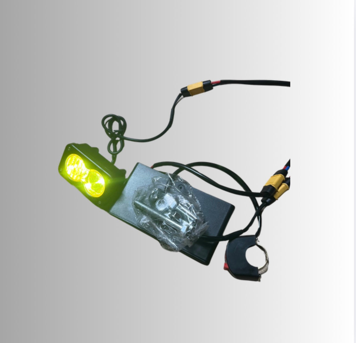 Battery Powered Baja Yellow Tint - Mount Included 2000+ Lumens PREORDER